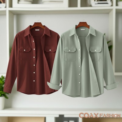 2 pc combo double Pocket full sleeves Shirt