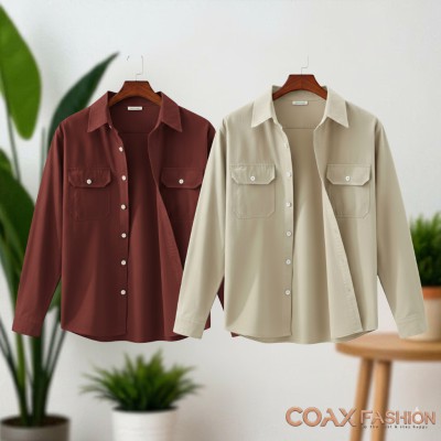 2 pc combo double Pocket full sleeves Shirt