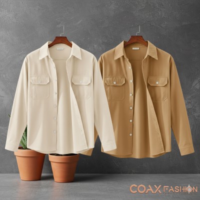 2 pc combo double Pocket full sleeves Shirt