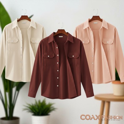 3pc combo double Pocket full sleeves Shirt