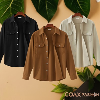 3pc combo double Pocket full sleeves Shirt