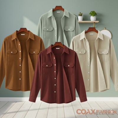 3pc combo double Pocket full sleeves Shirt