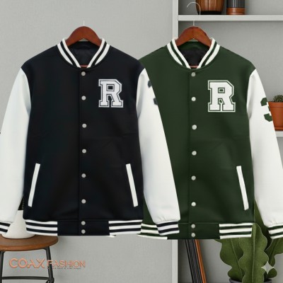 2 pc Combo Men's Premium Varsity Jacket