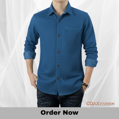 PREMIUM SINGLE POCKET DENIM SHIRT