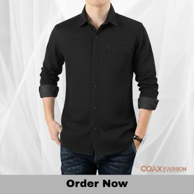 PREMIUM SINGLE POCKET DENIM SHIRT