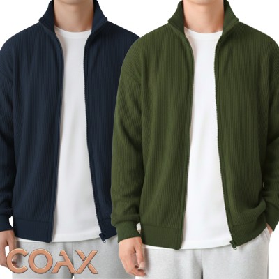 2 Pc ComboMen's Rib Jacket (Full zipper)