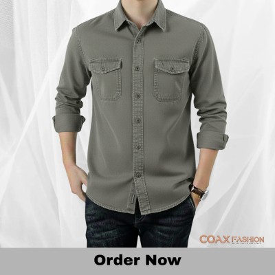 Premium Double Pocket Denim Shirt