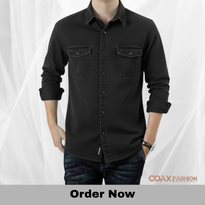 Premium Double Pocket Denim Shirt