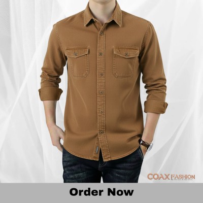Premium Double Pocket Denim Shirt