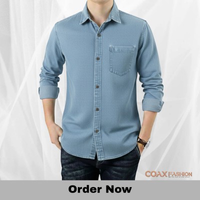 PREMIUM SINGLE POCKET DENIM SHIRT