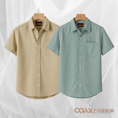 2 Pc Premium Kaizar cotton Half Sleeve Shirt