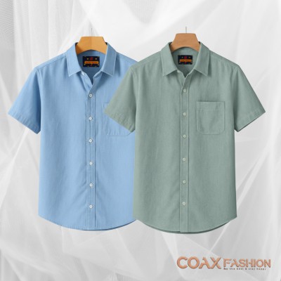 2 Pc Premium Kaizar cotton Half Sleeve Shirt
