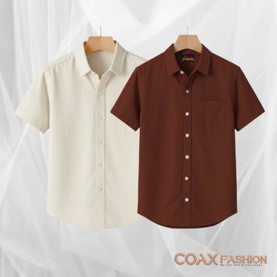 2 Pc Premium Kaizar cotton Half Sleeve Shirt