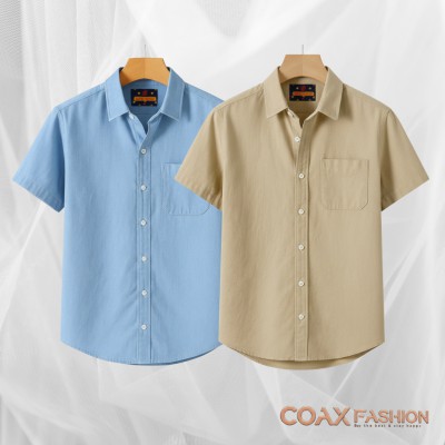 2 Pc Premium Kaizar cotton Half Sleeve Shirt