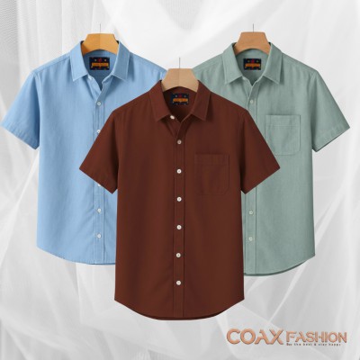 3 Pc Premium Kaizar cotton Half Sleeve Shirt