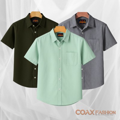 3 Pc Premium Kaizar cotton Half Sleeve Shirt