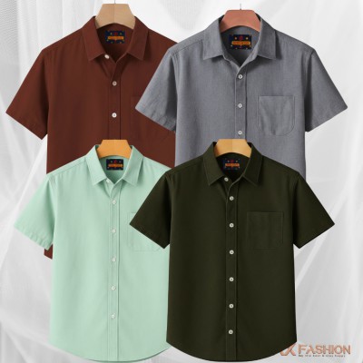 4 Pc Premium Kaizar cotton Half Sleeve Shirt