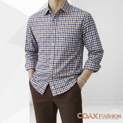 Men's Full Sleeve Grameen Check Shirt
