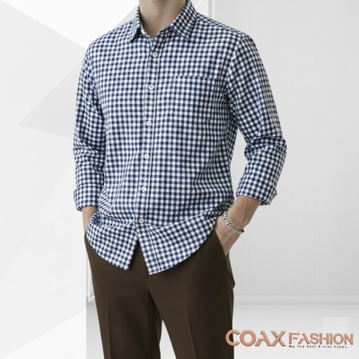 Men's Full Sleeve Grameen Check Shirt