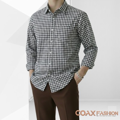 Men's Full Sleeve Grameen Check Shirt