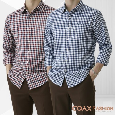2 Pc Combo Men's Full Sleeve Grameen Check Shirt