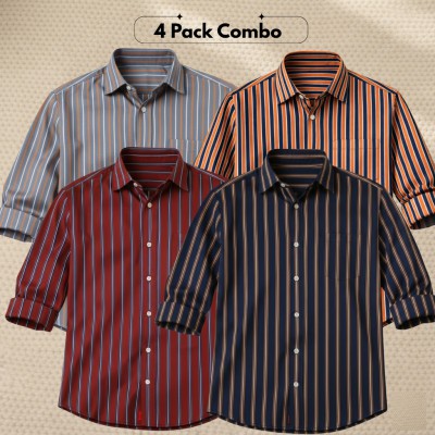 4 Pc Combo Premium Full Sleeve Formal Shirt