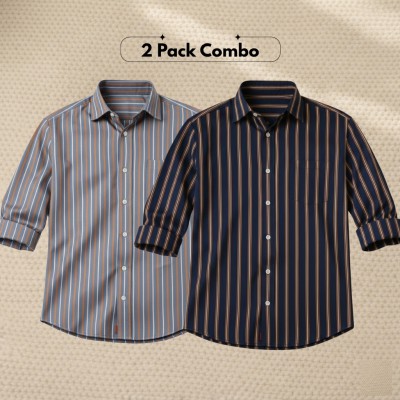 2 Pc Combo Premium Full Sleeve Formal Shirt
