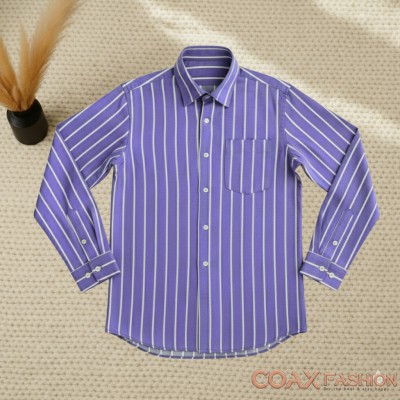 Men's Full Sleeve Premium Striped Shirt
