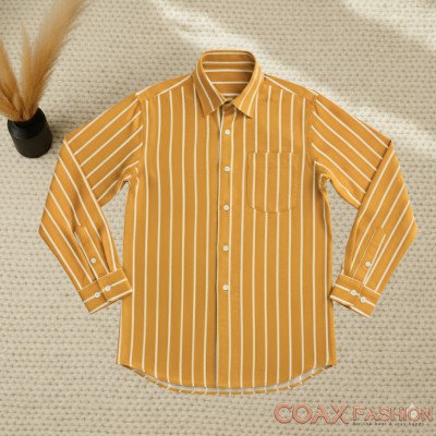 Men's Full Sleeve Premium Striped Shirt