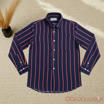 Men's Full Sleeve Premium Striped Shirt