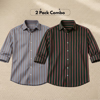 2 Pc Combo Premium Full Sleeve Formal Shirt