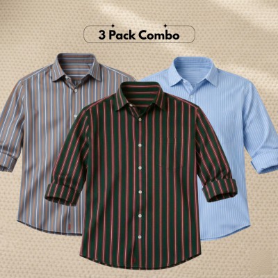 3 Pc Combo Premium Full Sleeve Formal Shirt