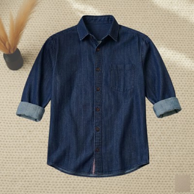 Premium Summer-Weight Denim Shirt