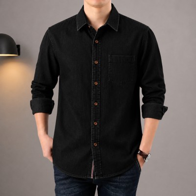 Premium Summer-Weight Denim Shirt