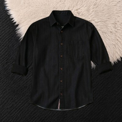 Premium Summer-Weight Denim Shirt
